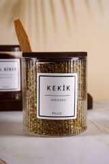 Paris 3'lü Kapaklı Kaşık ve Etiket Hediyeli Standlı Cam Baharatlık