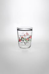 Otto 6'lı Kahve Yanı Bardak 120 cc Love