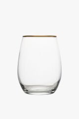 Venice 3'lü Meşrubat Bardağı Altın Rim 570 cc