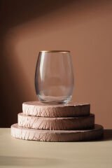 Venice 3'lü Meşrubat Bardağı Altın Rim 570 cc