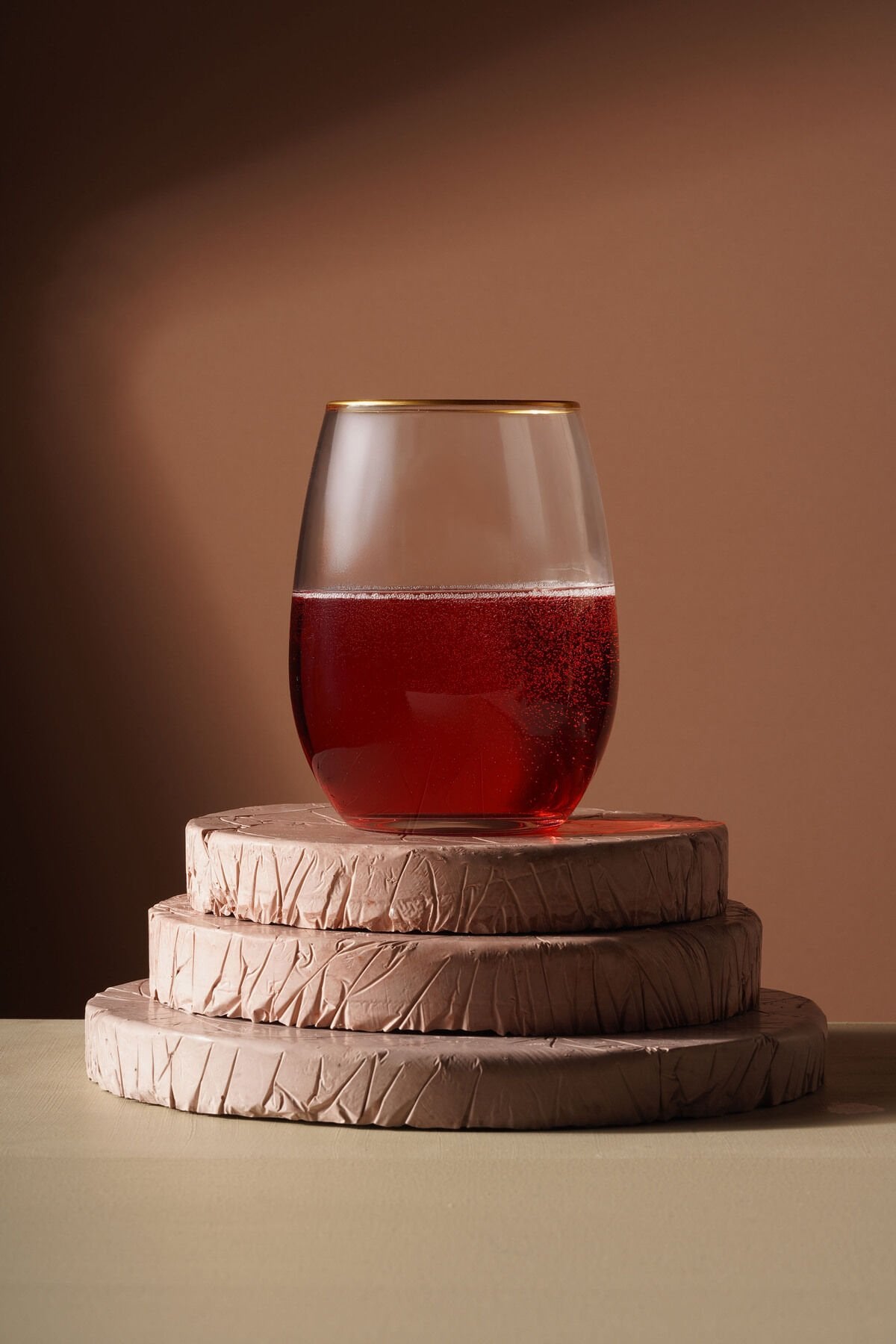 Venice 3'lü Meşrubat Bardağı Altın Rim 570 cc