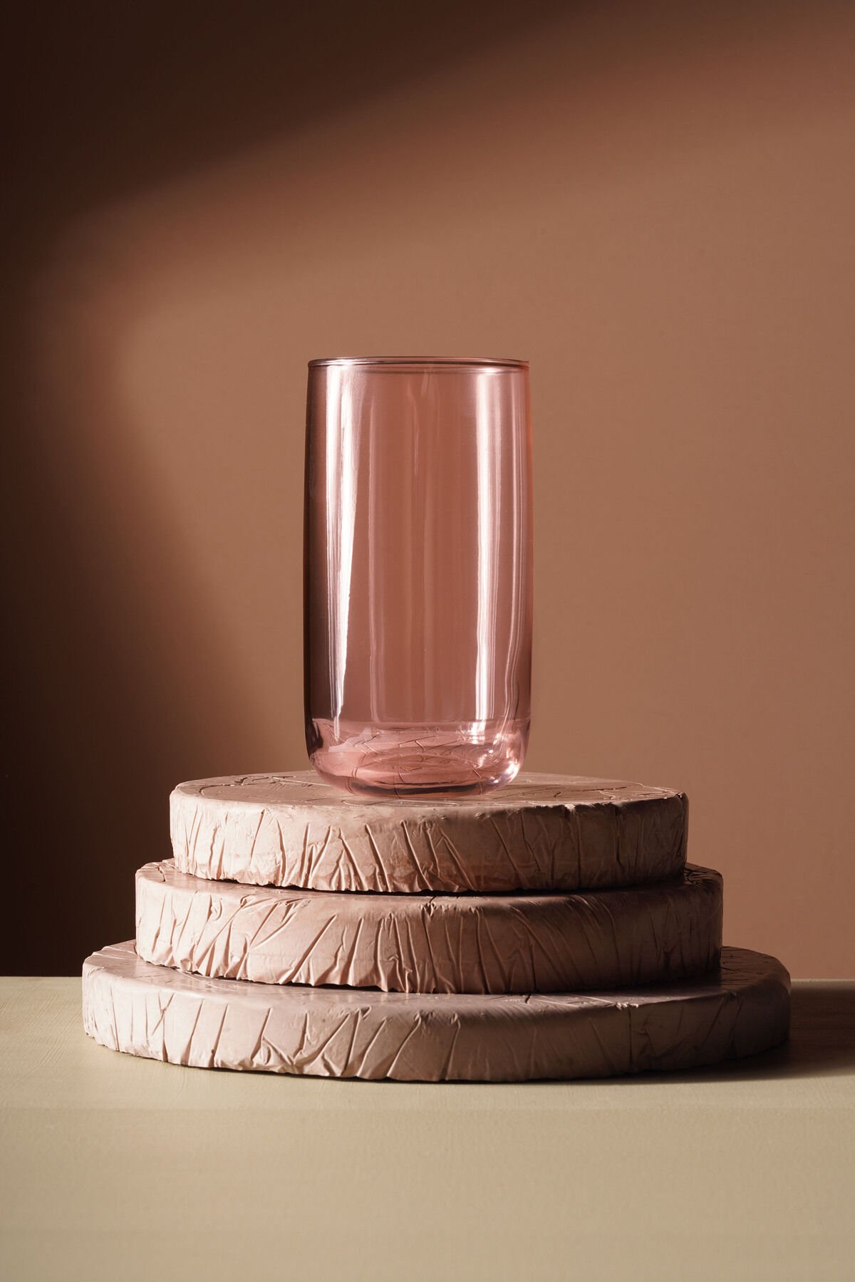 Siena 6'lı Meşrubat Bardağı Toz Pembe 365 CC