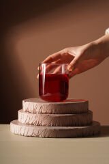 Siena  6'lı Su Bardağı Toz Pembe 280 CC