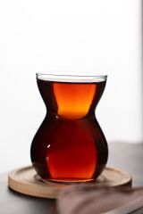 Dantel 12 Parça Yuvarlak Bambu Altlıklı Çay seti