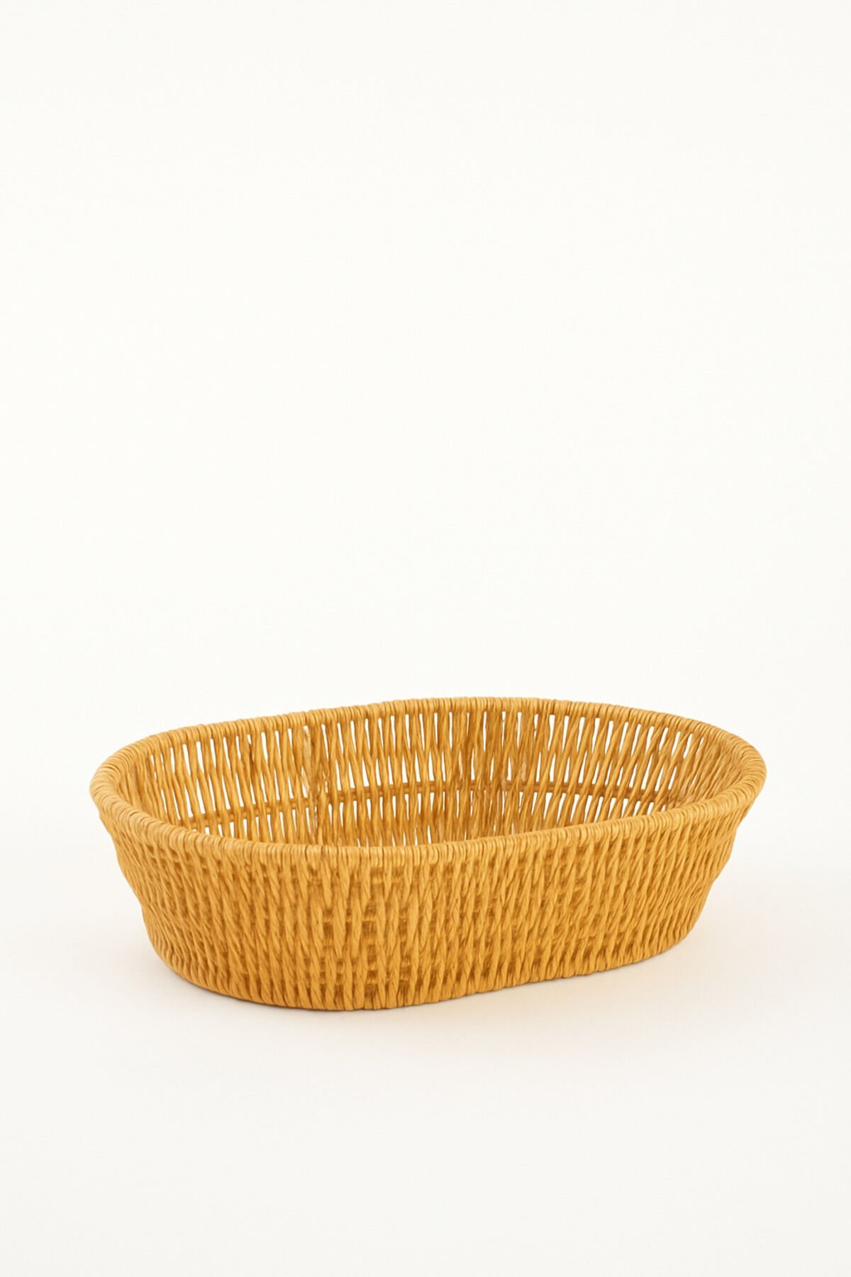 Oval Örgü Hasır Ekmek & Servis Sepeti 21 cm