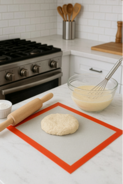 Riga - Silpat Fırınlanabilir Yapışmaz Hamur Açma ve Pişirme Matı 30x40 cm