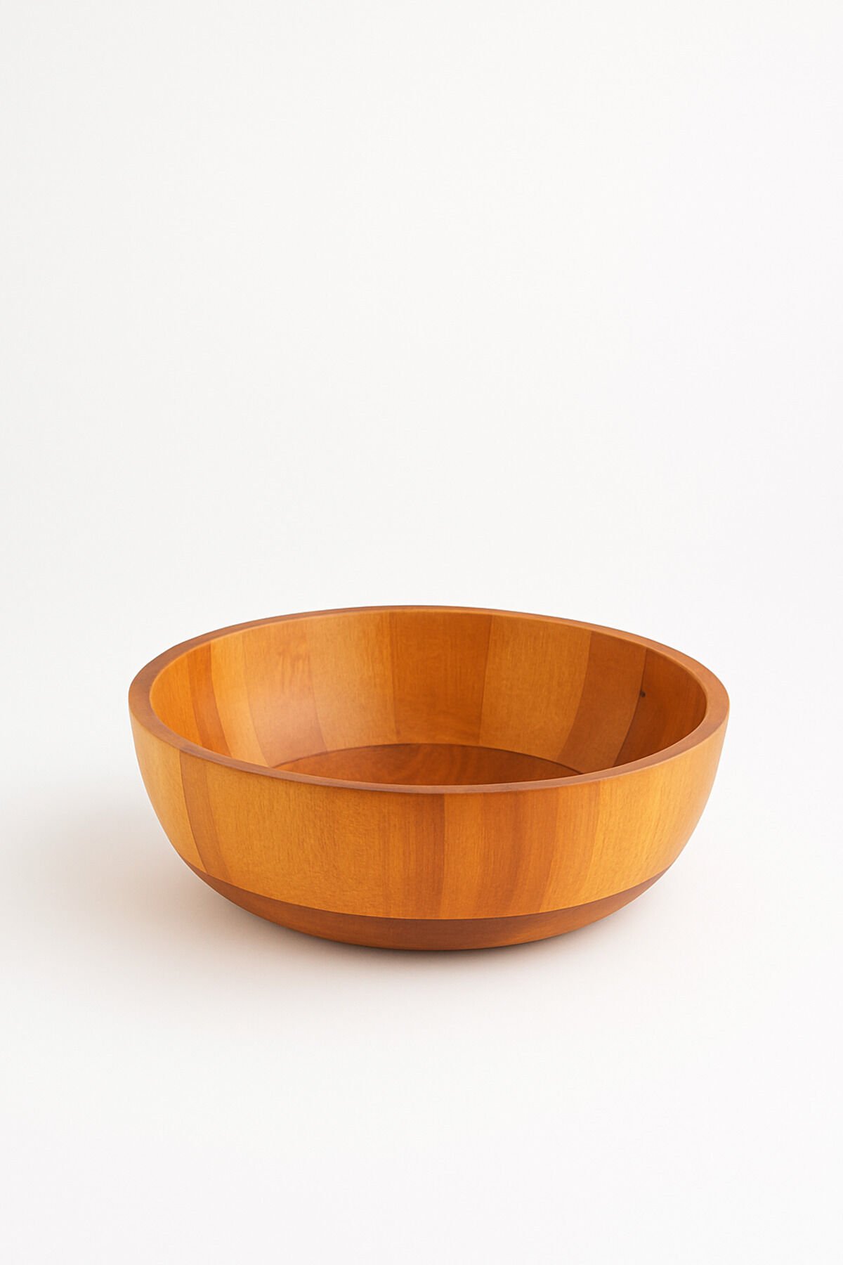 Akasya Doğal Ahşap Derin Kase | Salata, Sunum ve Servis Kasesi