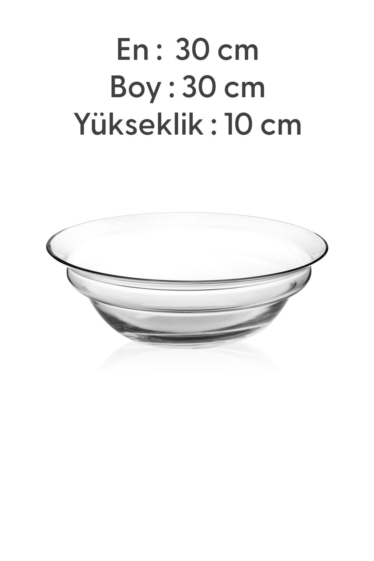 Milano - Yuvarlak Soğuk Kesim El Yapımı Meyvelik & Salata Kase Büyük Sığ