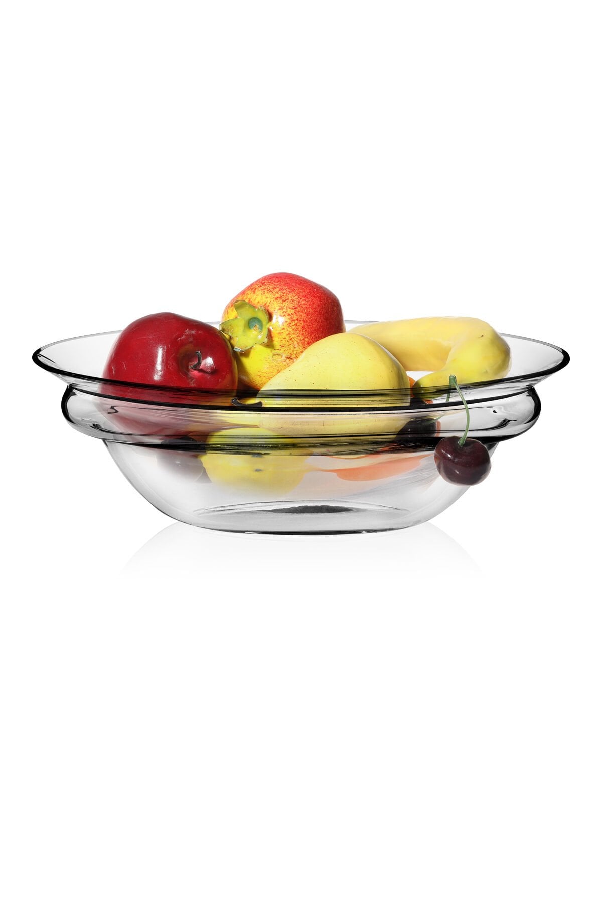 Milano - Oval Soğuk Kesim El Yapımı Gondol Model Kase 29 cm