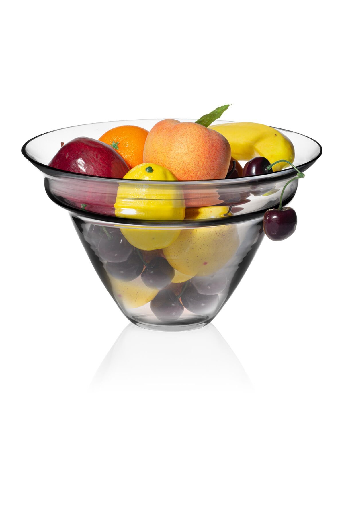 Milano - Yuvarlak Soğuk Kesim El Yapımı Meyvelik & Salata Kase Küçük Derin