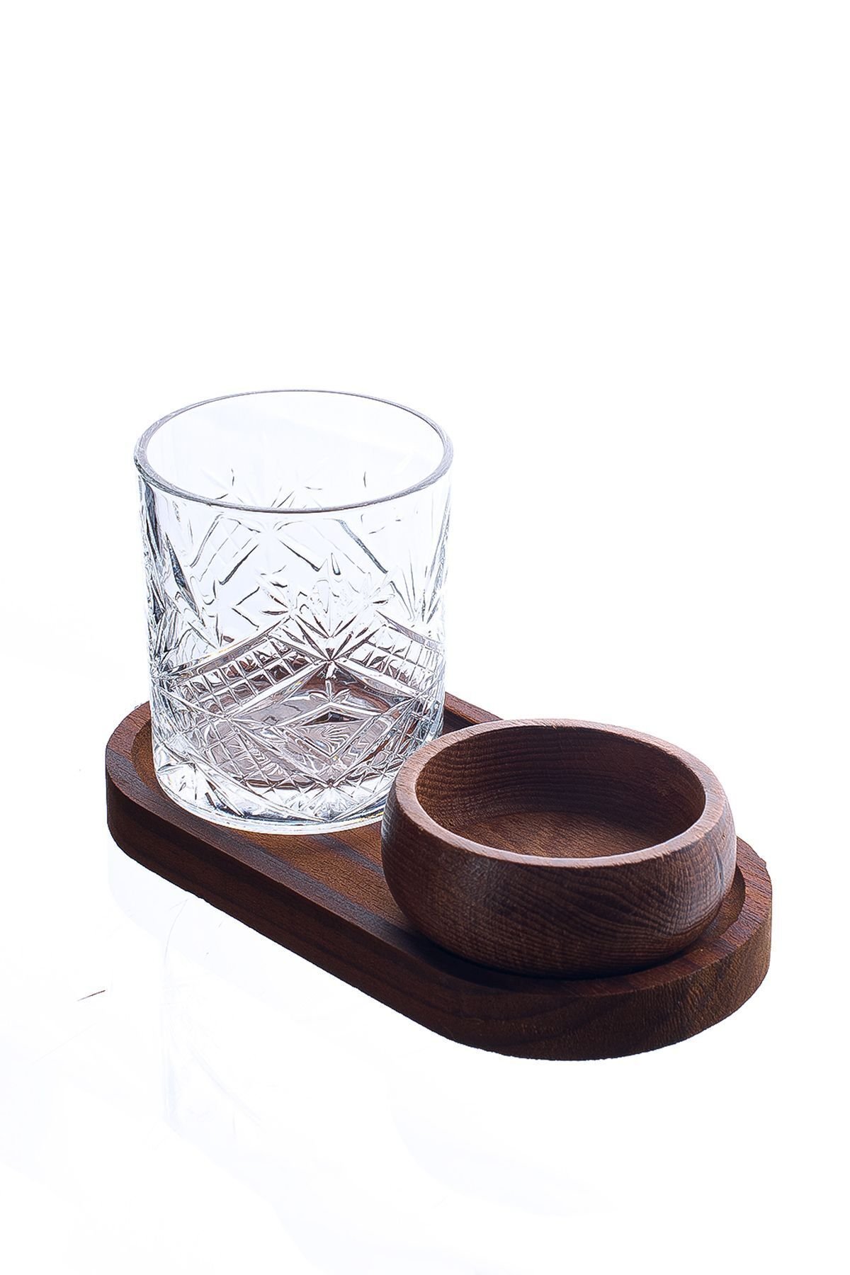 Blomus - 3 Parça Ahşap Altlıklı Çerezlik Sunumluk Seti