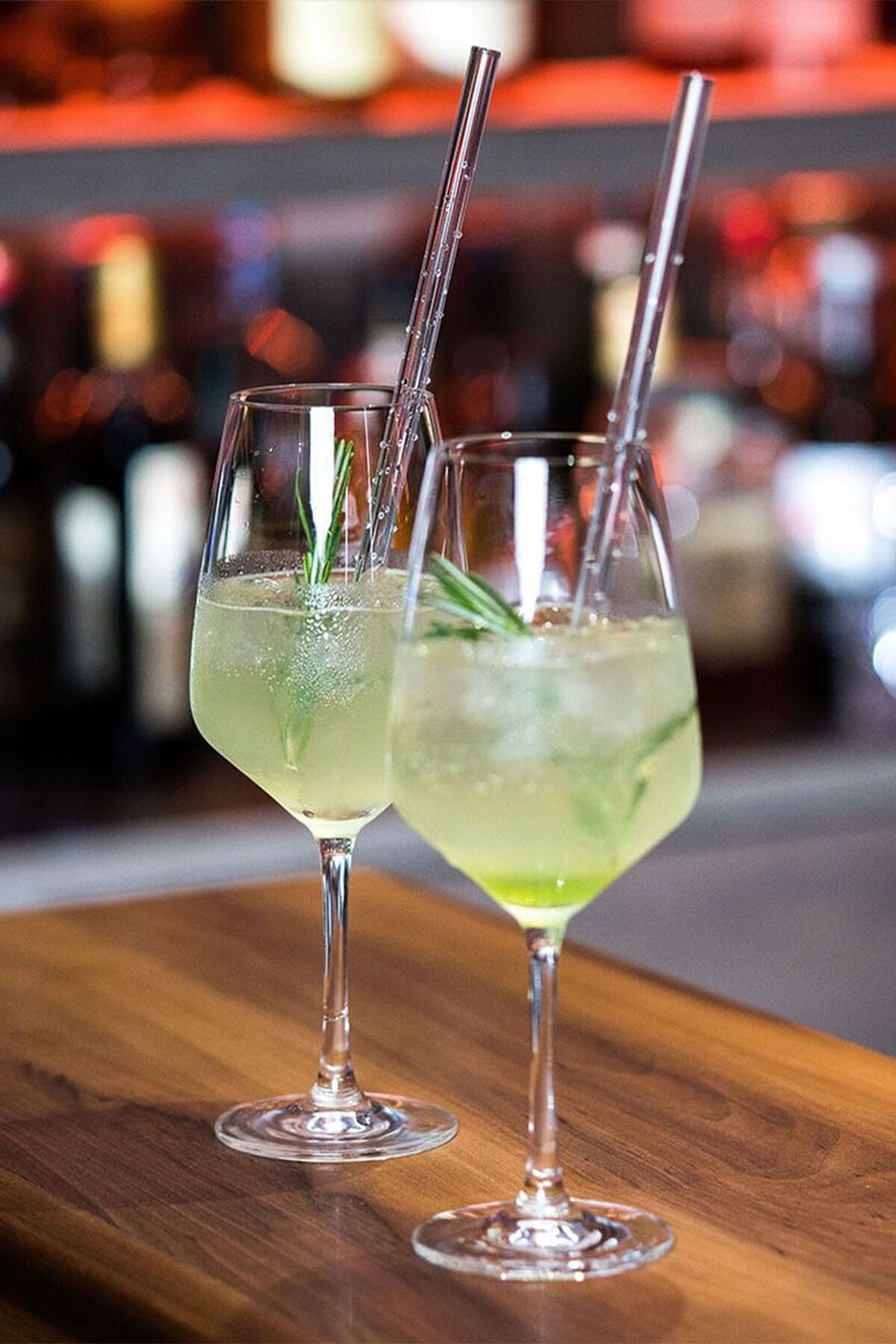 Fizz - 6'lı Borosilikat Cam Düz Pipet