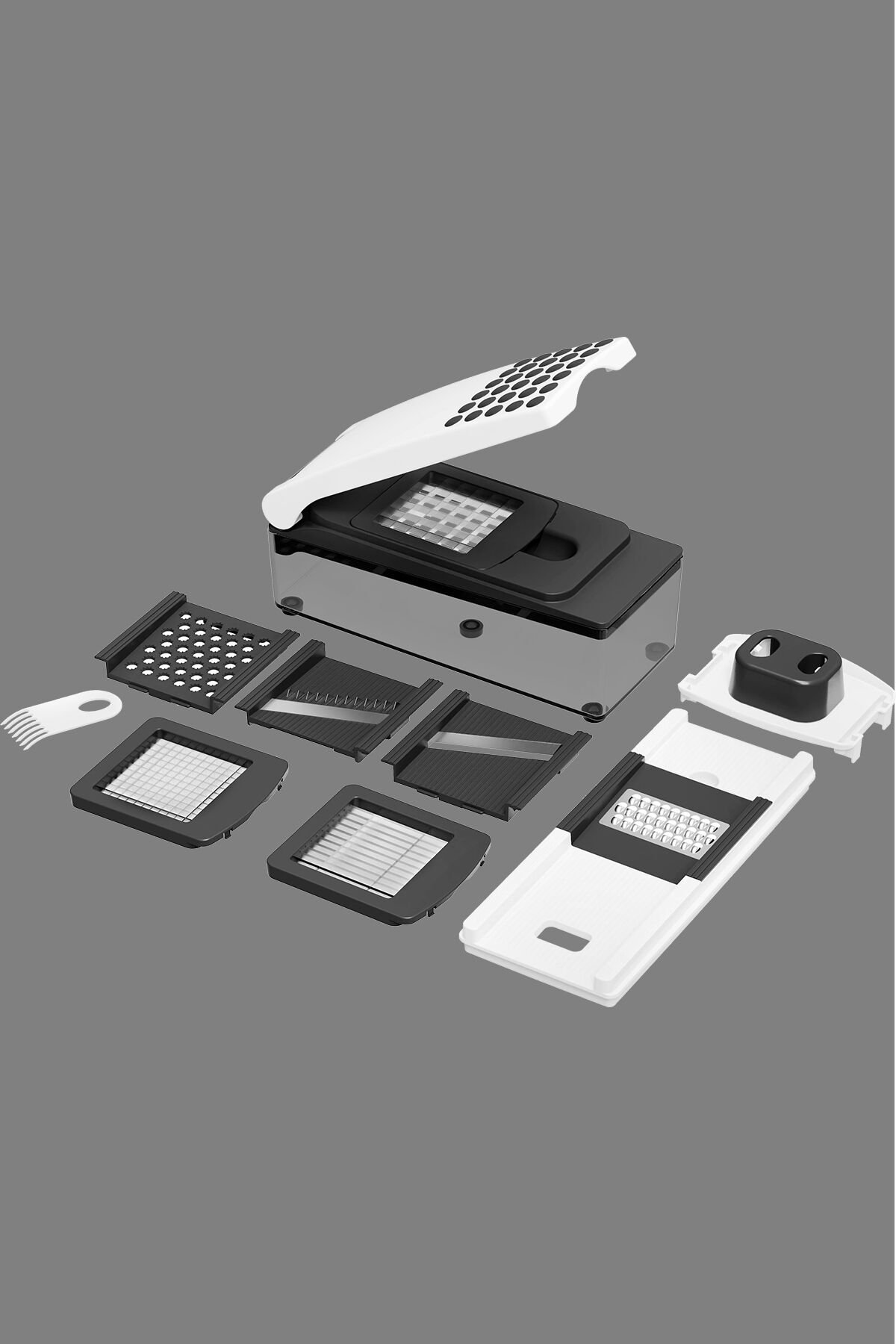 Tohana Multi Rende Seti - Pratik Sebze Meyve Dilimleyici Doğrayıcı 10 Parça Set