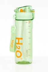 H2O Tritan Matara 750 ml BPA’sız, Darbeye Dayanıklı, Sızdırmaz Kapaklı Suluk Yeşil