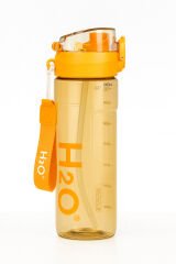 H2O Tritan Matara 750 ml BPA’sız, Darbeye Dayanıklı, Sızdırmaz Kapaklı Suluk Turuncu