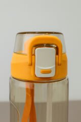 H2O Tritan Matara 750 ml BPA’sız, Darbeye Dayanıklı, Sızdırmaz Kapaklı Suluk Turuncu