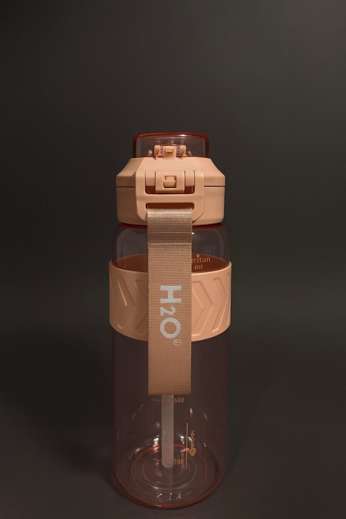 H2O - Kilitli Kapaklı Tritan Suluk 1000 ml BPA İçermez, Sızdırmaz, Dayanıklı Spor ve Günlük Matara Pembe