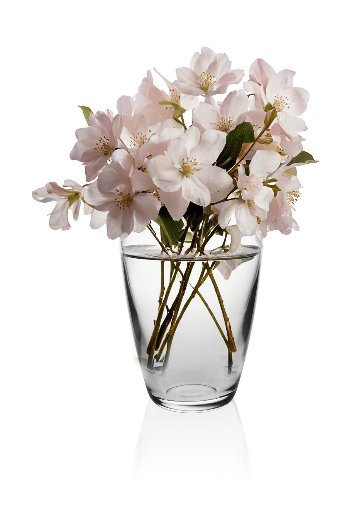 Floransa - Dekoratif El Yapımı Cam Vazo 19 cm