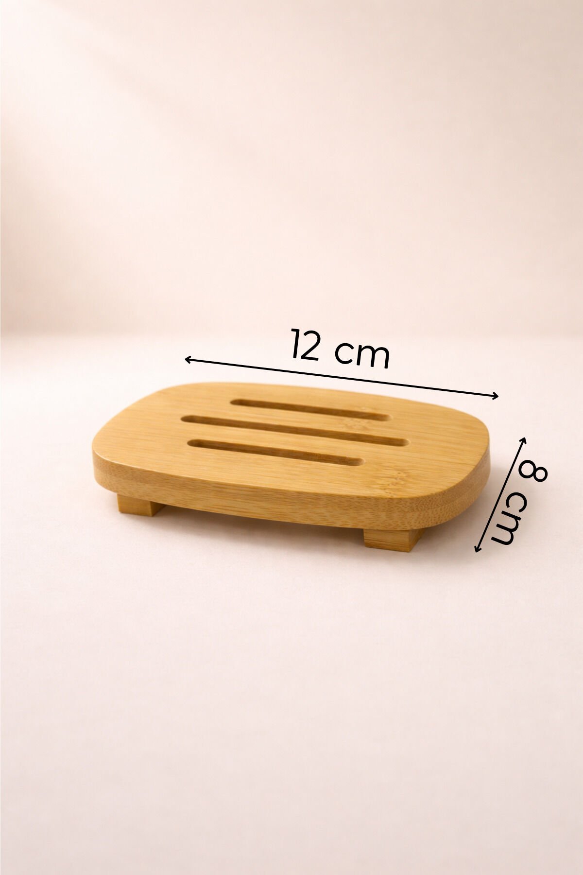 Line - Bambu Katı Sabunluk 12 cm