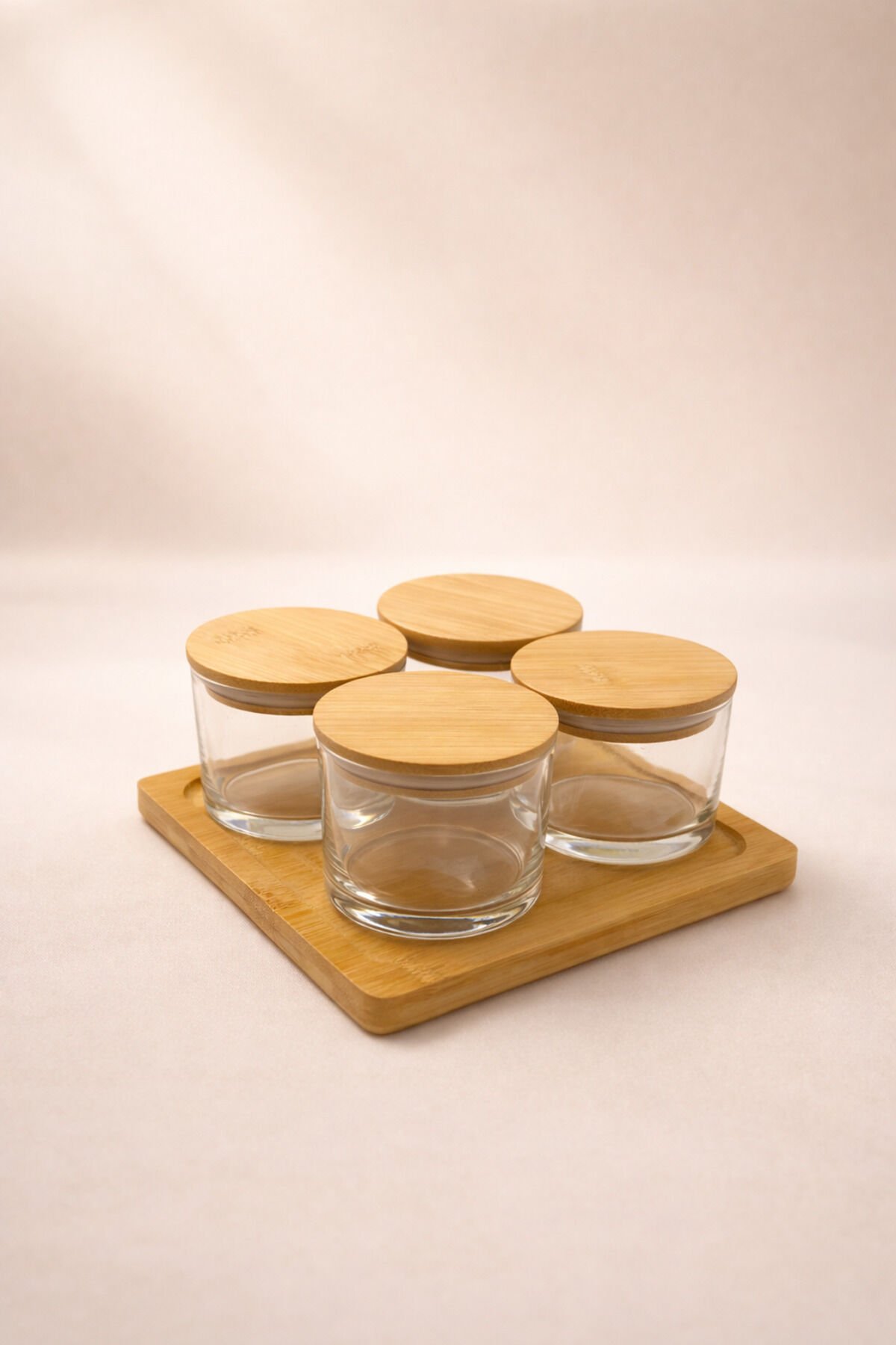 Brunch - 9 Parça Bambu Vakum Kapaklı Kahvaltılık Seti