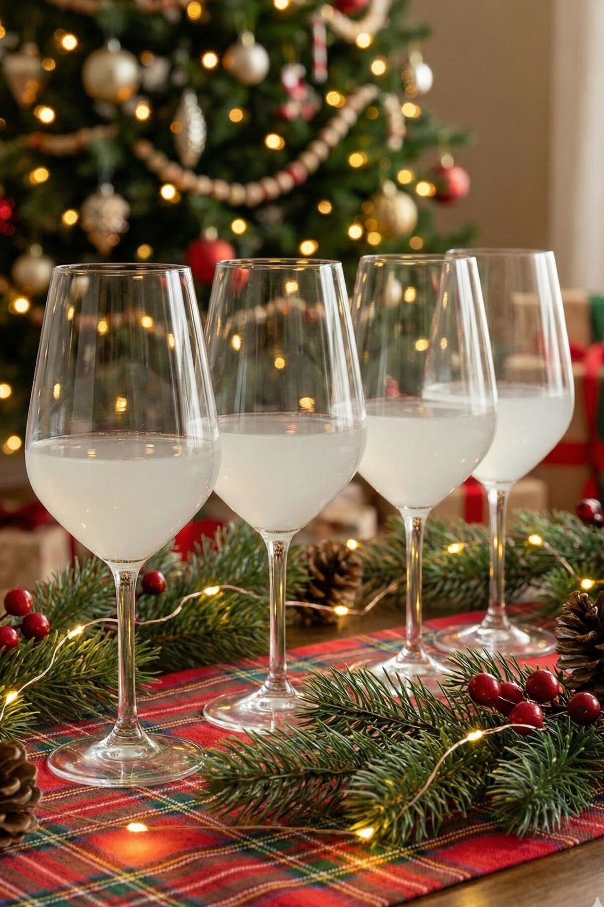 Flora - 4'lü Su Kadehi Seti 490 cc