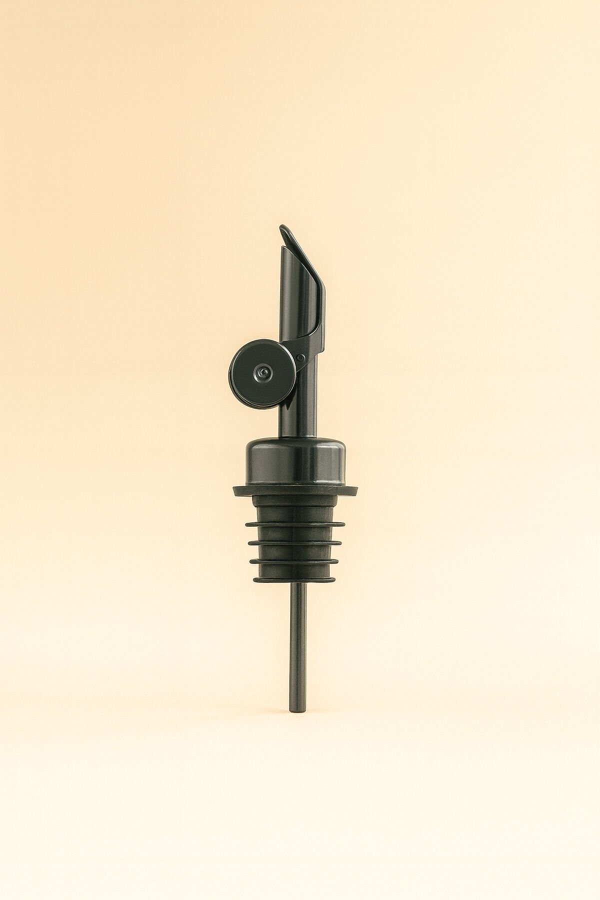 2'li Otomatik Paslanmaz Çelik Yağdanlık Ve Şişe Ucu Servis Aparatı Damlatmaz Tıpa Antrasit