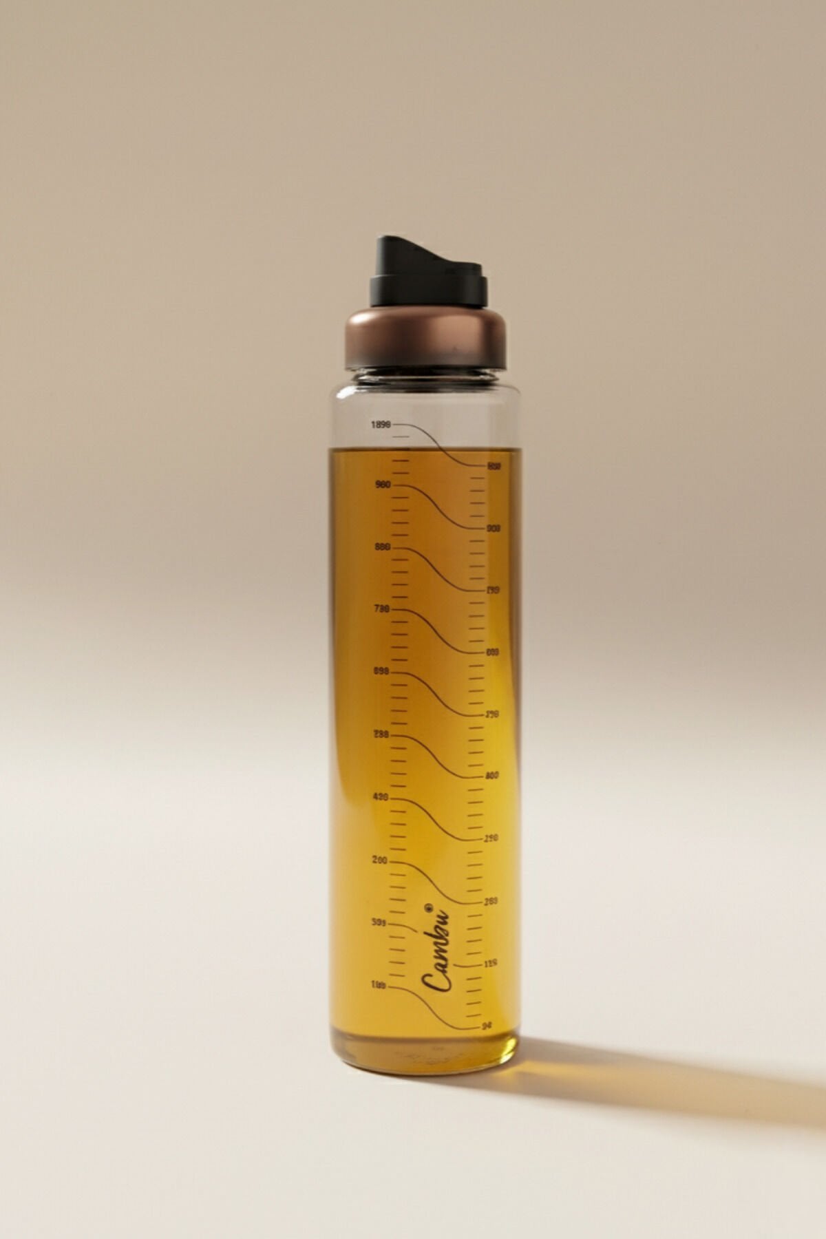 Cambu Tiktak Otomatik Sızdırmaz Kapaklı Cam Yağdanlık 1000 ml