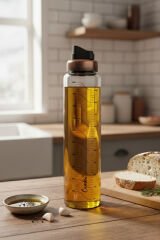 Cambu Tiktak Otomatik Sızdırmaz Kapaklı Cam Yağdanlık 1000 ml