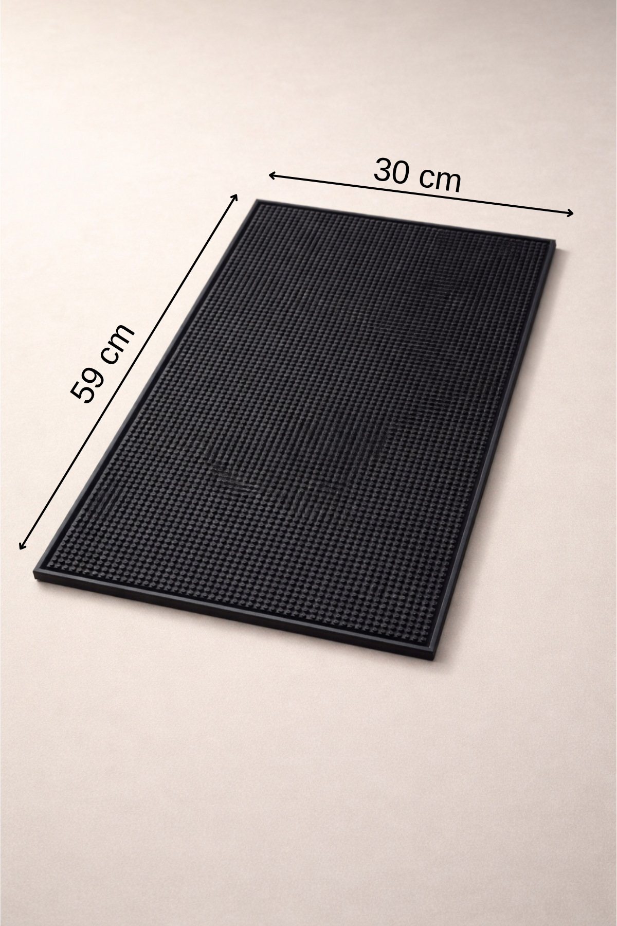 Mate - Bar Matı Silikon Kaydırmaz Bartender Servis Matı 30 x 59 cm