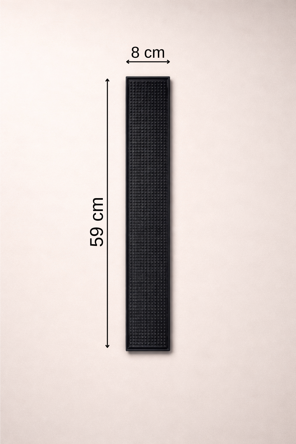 Mate - Bar Matı Silikon Kaydırmaz Bartender Servis Matı 8 x 59 cm