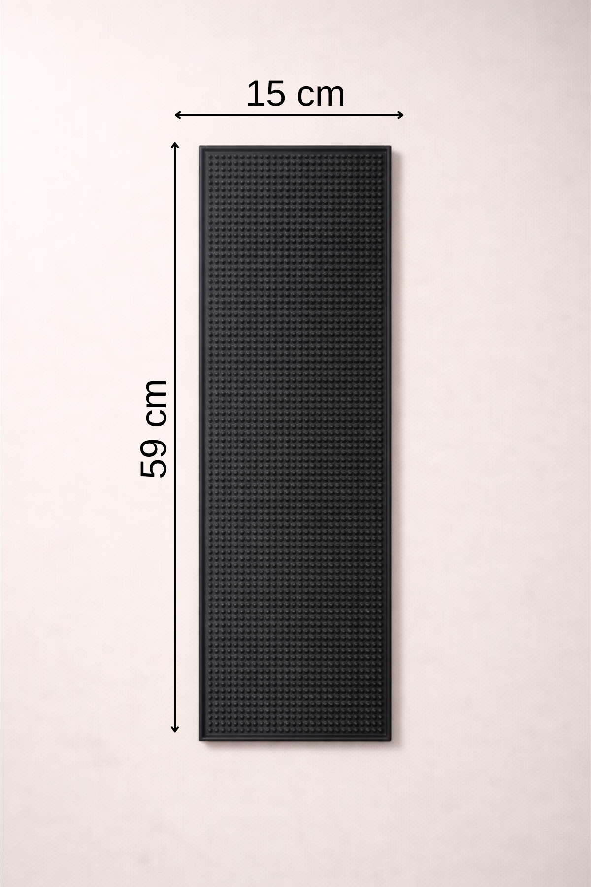 Mate - Bar Matı Silikon Kaydırmaz Bartender Servis Matı 15 x 59 cm