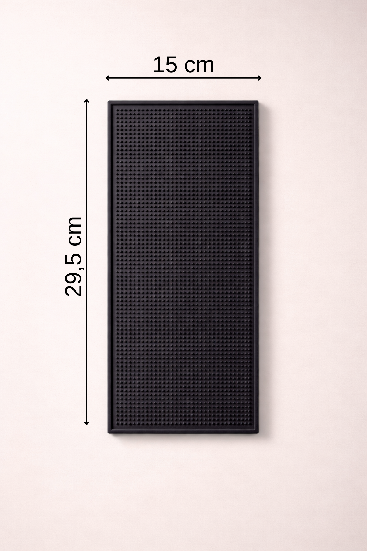 Mate - Bar Matı Silikon Kaydırmaz Bartender Servis Matı 15 x 29,5 cm