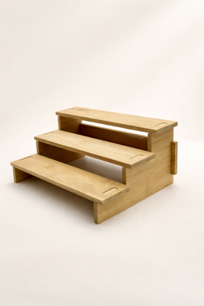 Tak - Çıkar Özellikli Ahşap Baharatlık Düzenleyici Organizer Stand Büyük