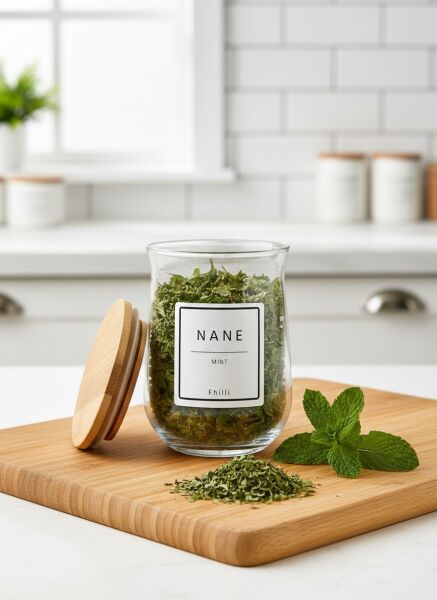 Aqua - Naturale 4'lü Bambu Kapaklı Baharatlık Seti 400 ml