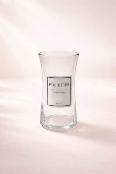 Mandel - 12'li Bambu Vakum Kapaklı Etiket Hediyeli Cam Saklama Kabı Baharatlık Seti 345 cc