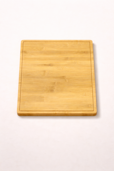 Major - Geniş Yüzeyli Doğal Bambu Kesme Tahtası Oluklu Et Sebze Doğrama Panosu Büyük Boy 50 x 38 cm