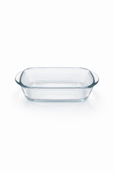 Pyrex - 2'li Isıya Dayanıklı Borcam Kase Çizilmez Sufle Güveç Fırın Kabı 400 ml Dikdörtgen