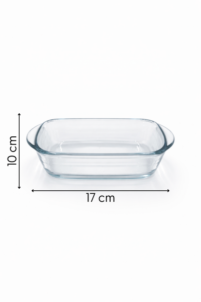 Pyrex - 6'lı Isıya Dayanıklı Borcam Kase Çizilmez Sufle Güveç Fırın Kabı 400 ml Dikdörtgen